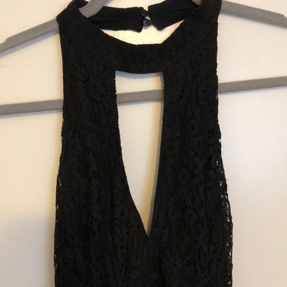 Astr black lace halter dress - Picture 2 of 5